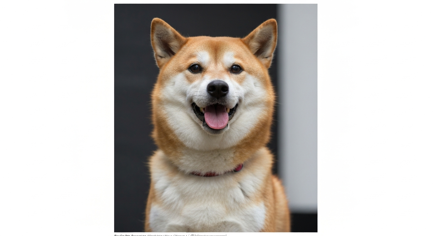 Portrait of Kabosu the Shiba Inu — the original 'Doge' photograph by Atsuko Sato