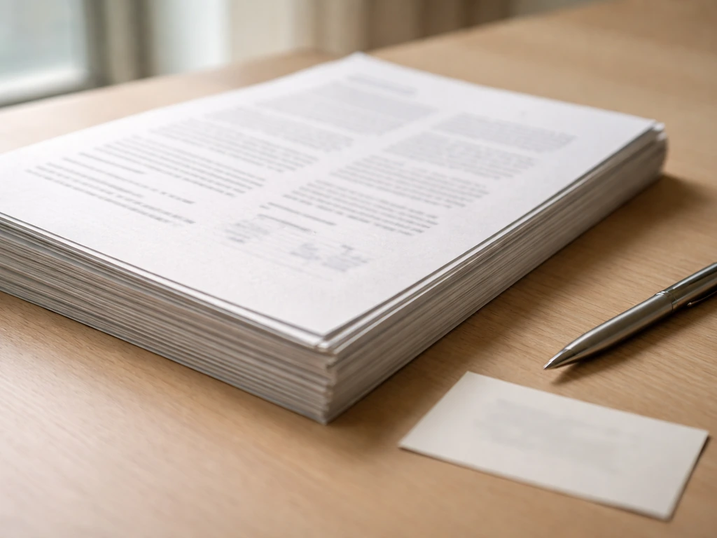 Close-up of corporate annual report pages on a desk with subtle wealth-and-business mood.